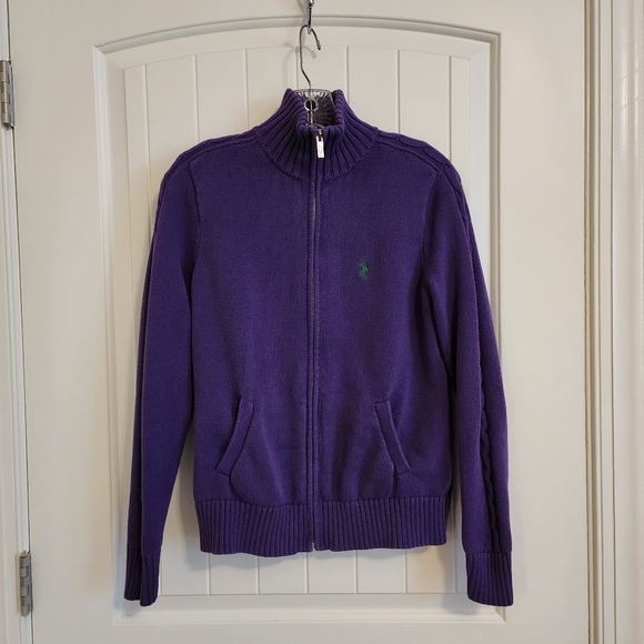 Ralph Lauren Sport Sweater Purple Large - Picture 10 of 13